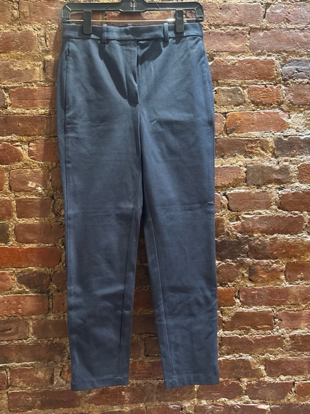 BNWOT Theory Cotton Nylon Navy Trousers Size 2